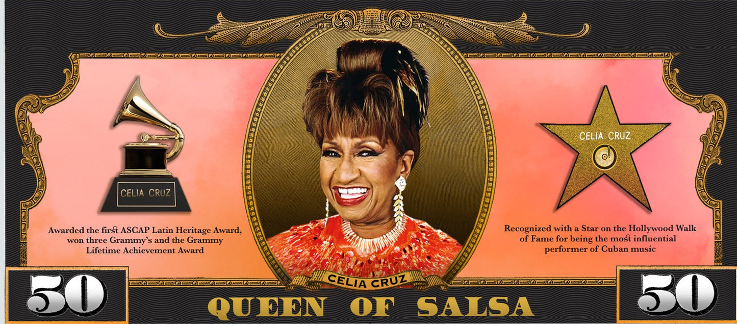 Women on the Money - Celia Cruz