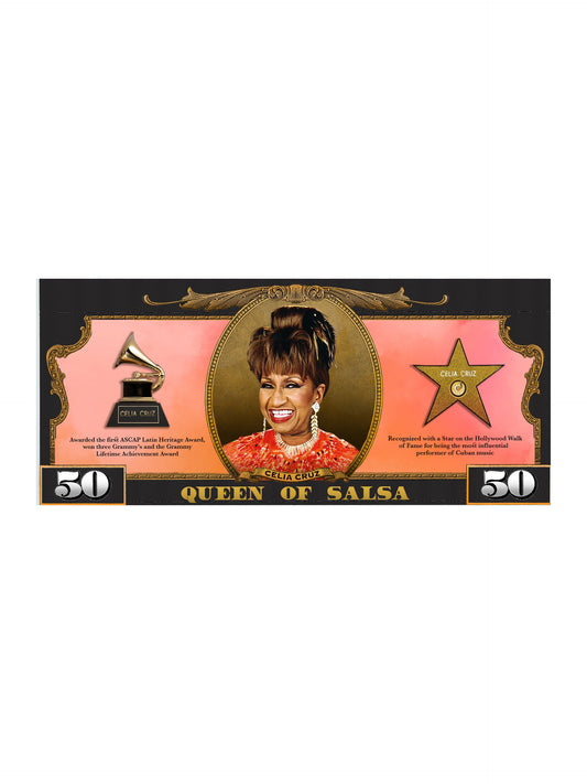 Women on the Money - Celia Cruz