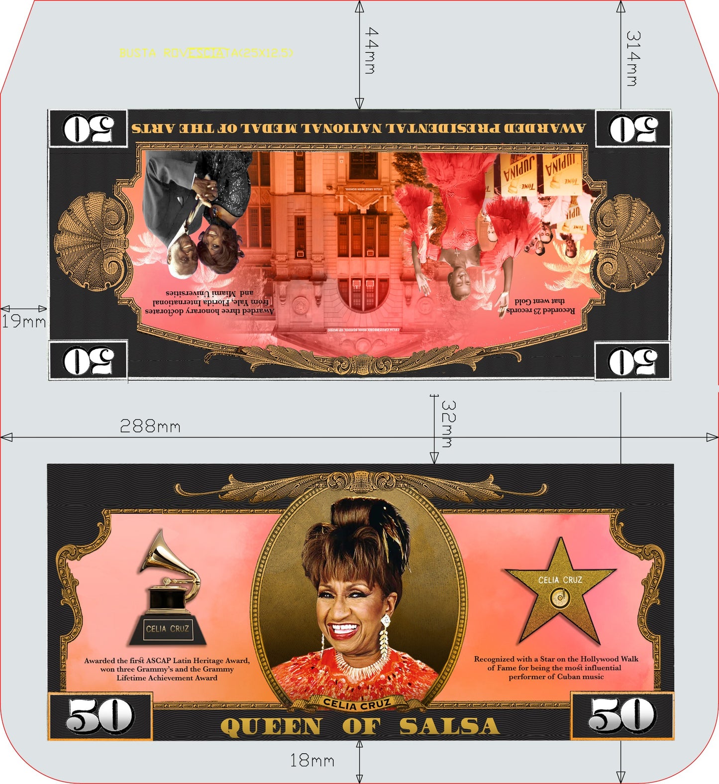 Women on the Money - Celia Cruz