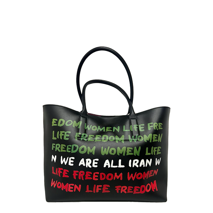 Feminism Is Freedom tote bag with ~NEW!~ hot pink...
