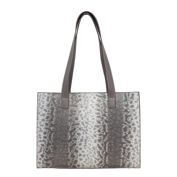 Grey Python Karung Printed Sophia